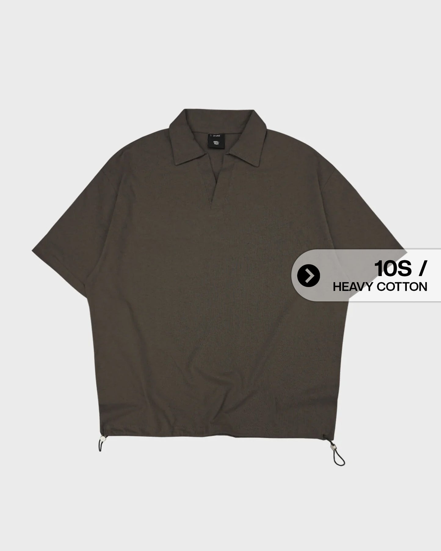 Noforty Project Oversize Poloshirt Luminer Khaki