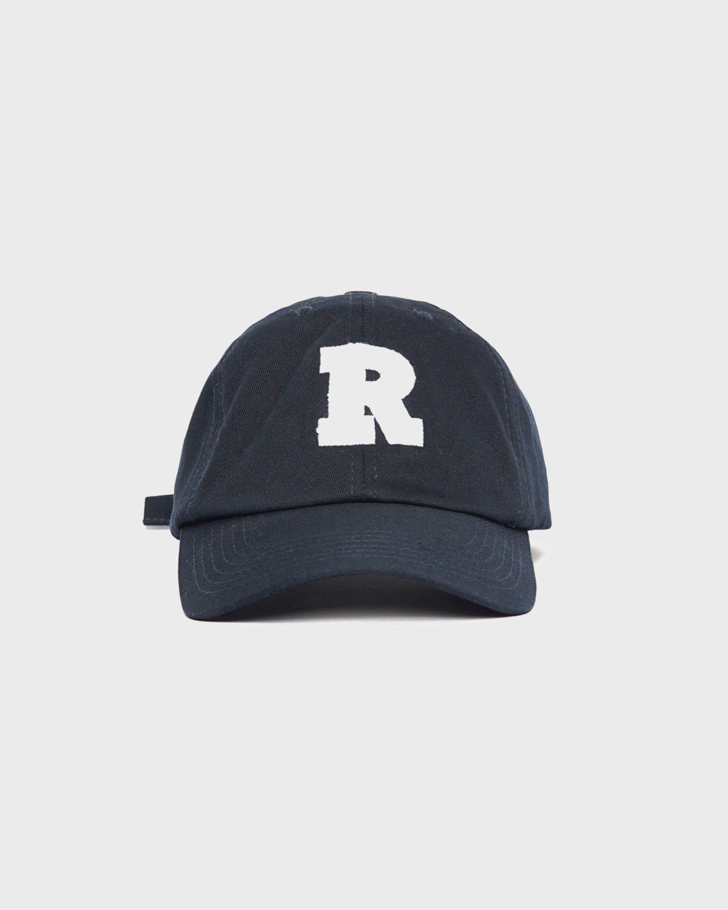 Topi Noforty Alphabet R Biru Dongker