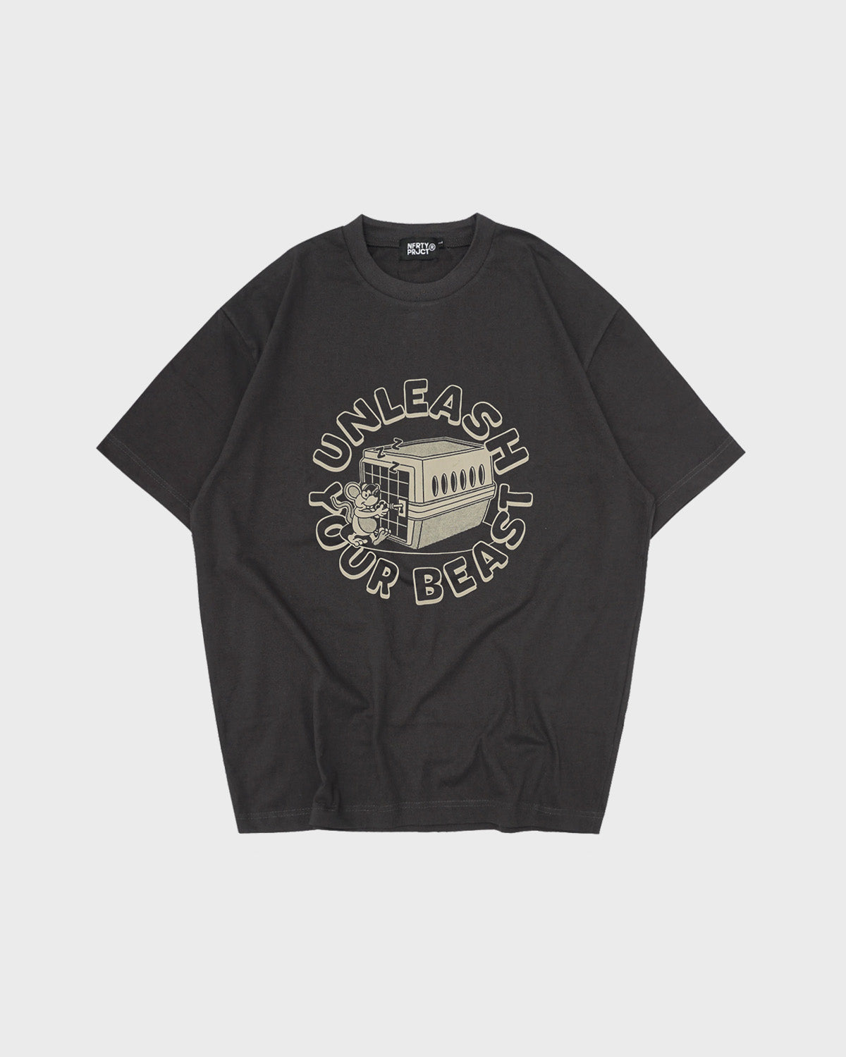 Noforty Project Oversize Tshirt Unleash Dark Grey