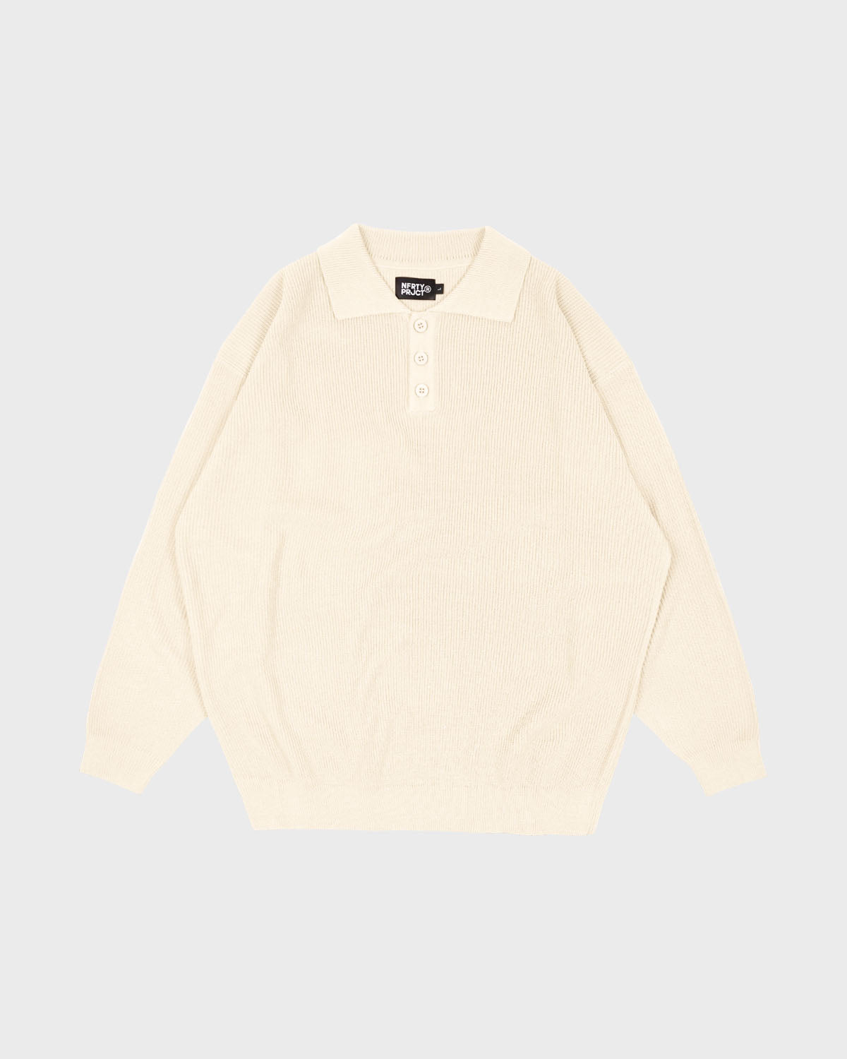 Sweater Rajut Longgar Noforty Project Katou Putih