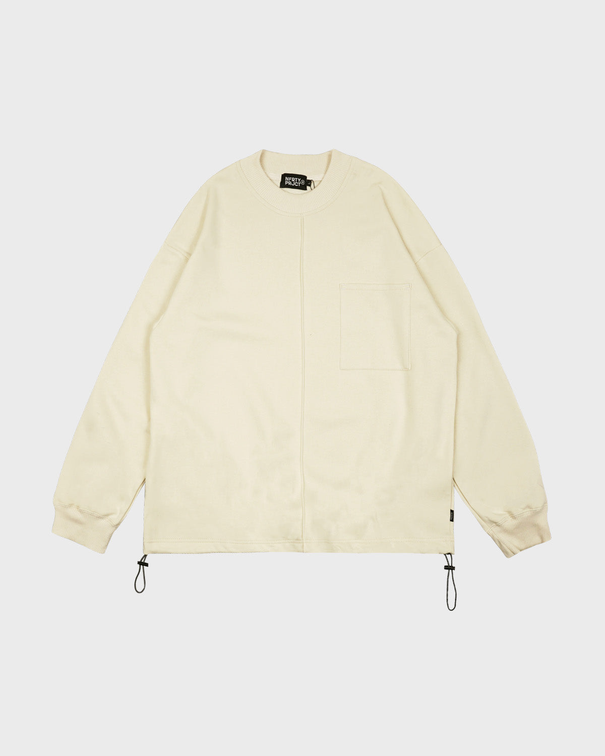 Sweater Crewneck Besar dari Noforty Project Bueno Broken White
