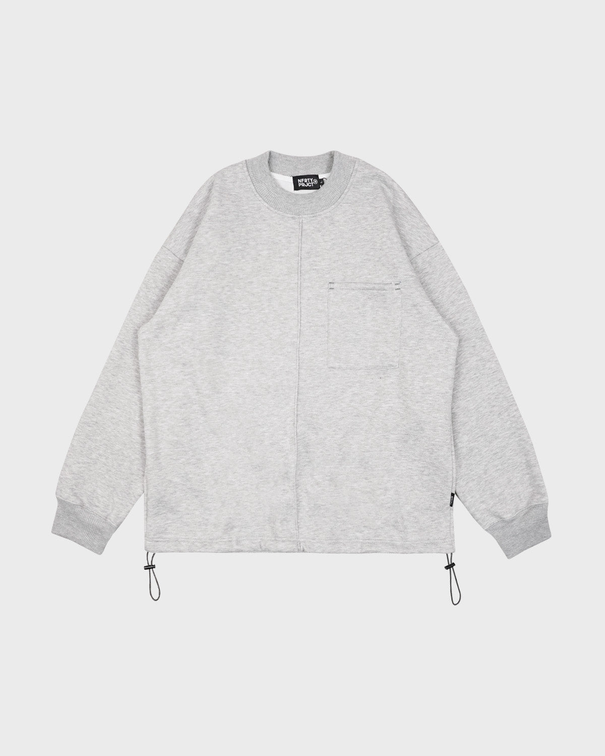 Noforty Project Oversize Sweater Crewneck Bueno Misty Grey