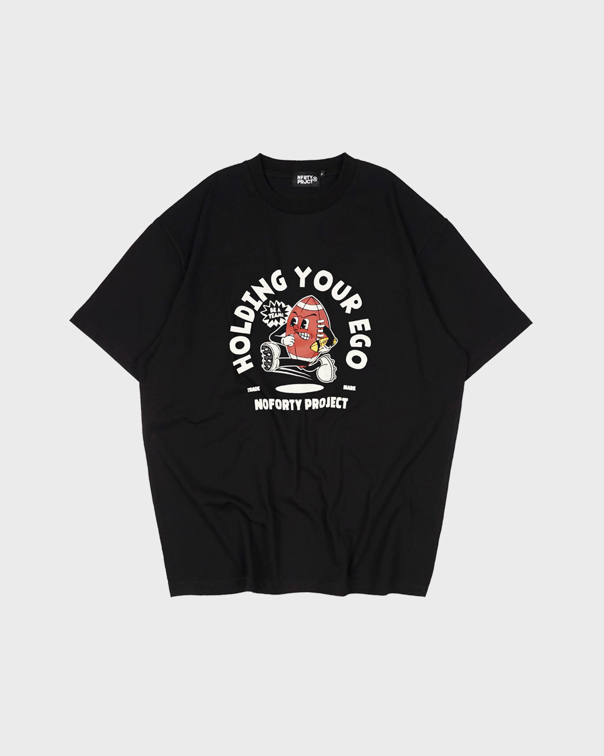 Kaos Ukuran Besar Noforty Ego Hitam