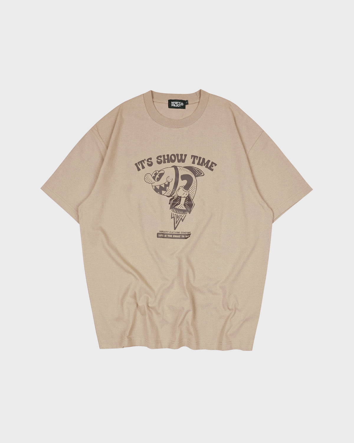 Kaos Ukuran Besar Noforty Missile Coklat