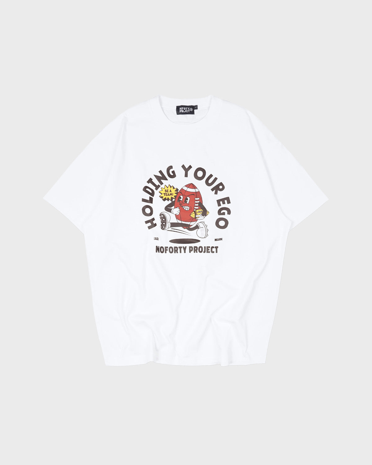 Kaos Ukuran Besar Noforty Ego Putih