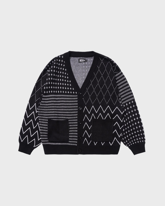 Noforty Project Loose Knit Cardigan Sirco Black