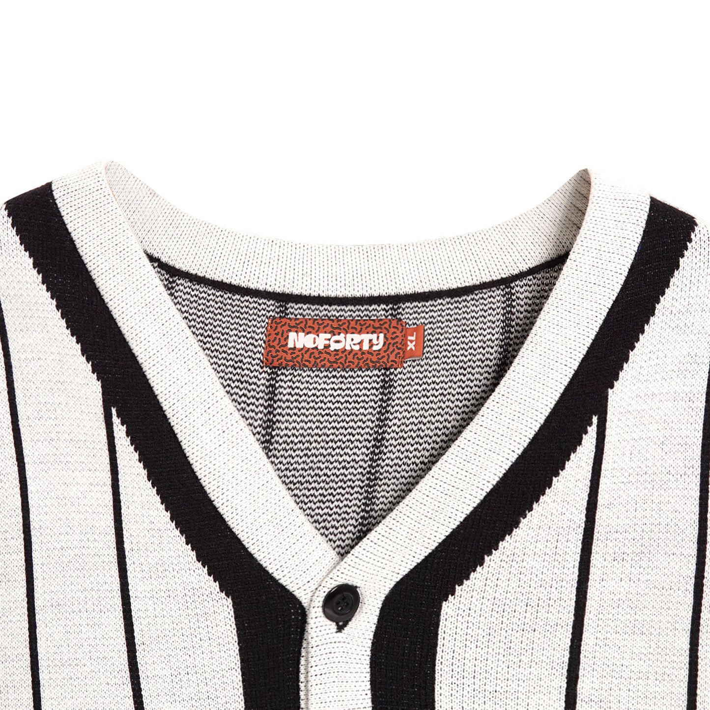 Noforty Project Oversize Knittwear Cardigan Huper White