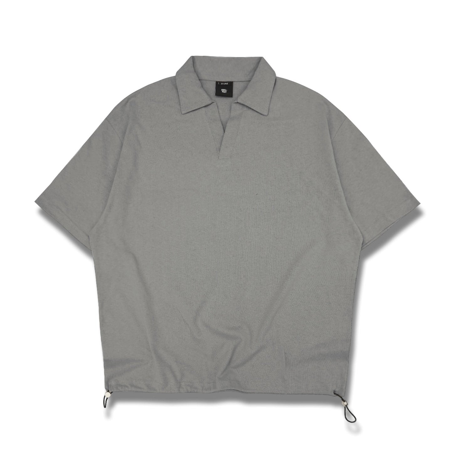 Noforty Project Oversize Poloshirt Luminer Grey