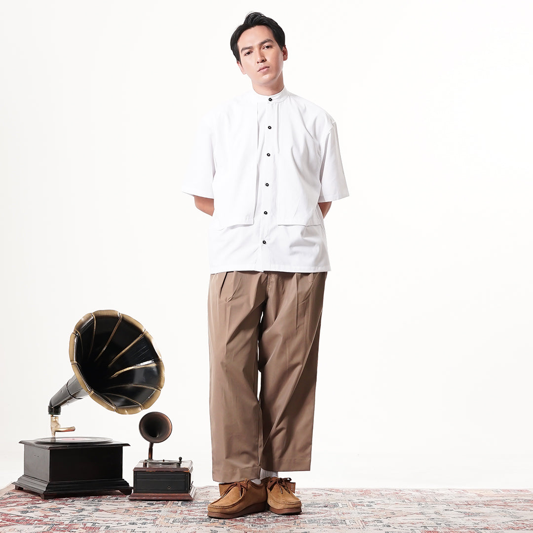 Noforty Project Long Baggy Pants Yuji Cream