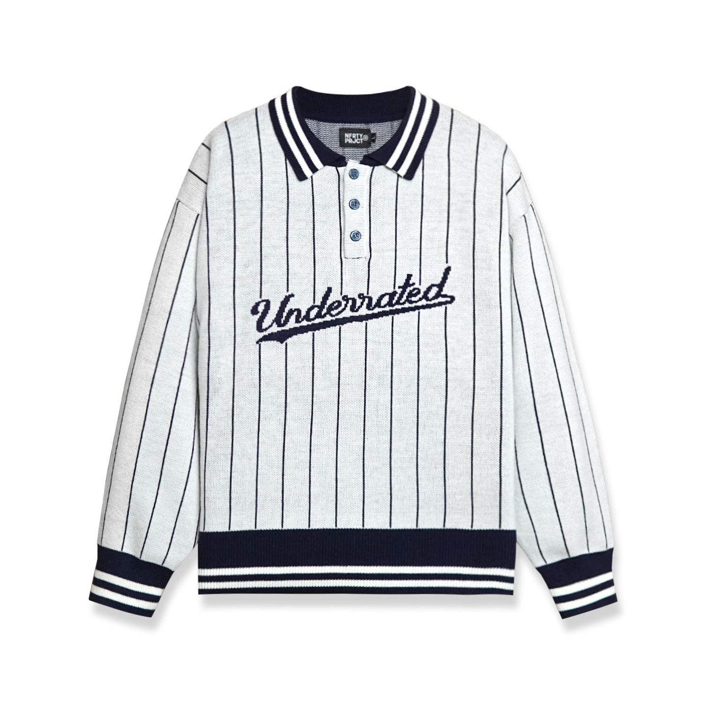 Noforty Project Oversize Sweater Rugby Nismo White