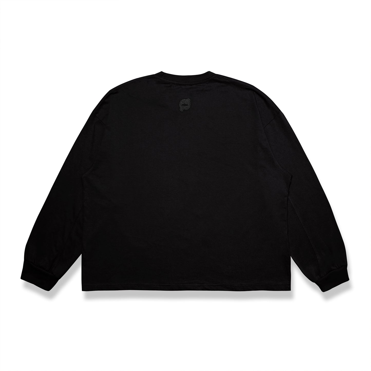 Noforty Amore Oversize Lengan Panjang 16s Katun (Hitam)