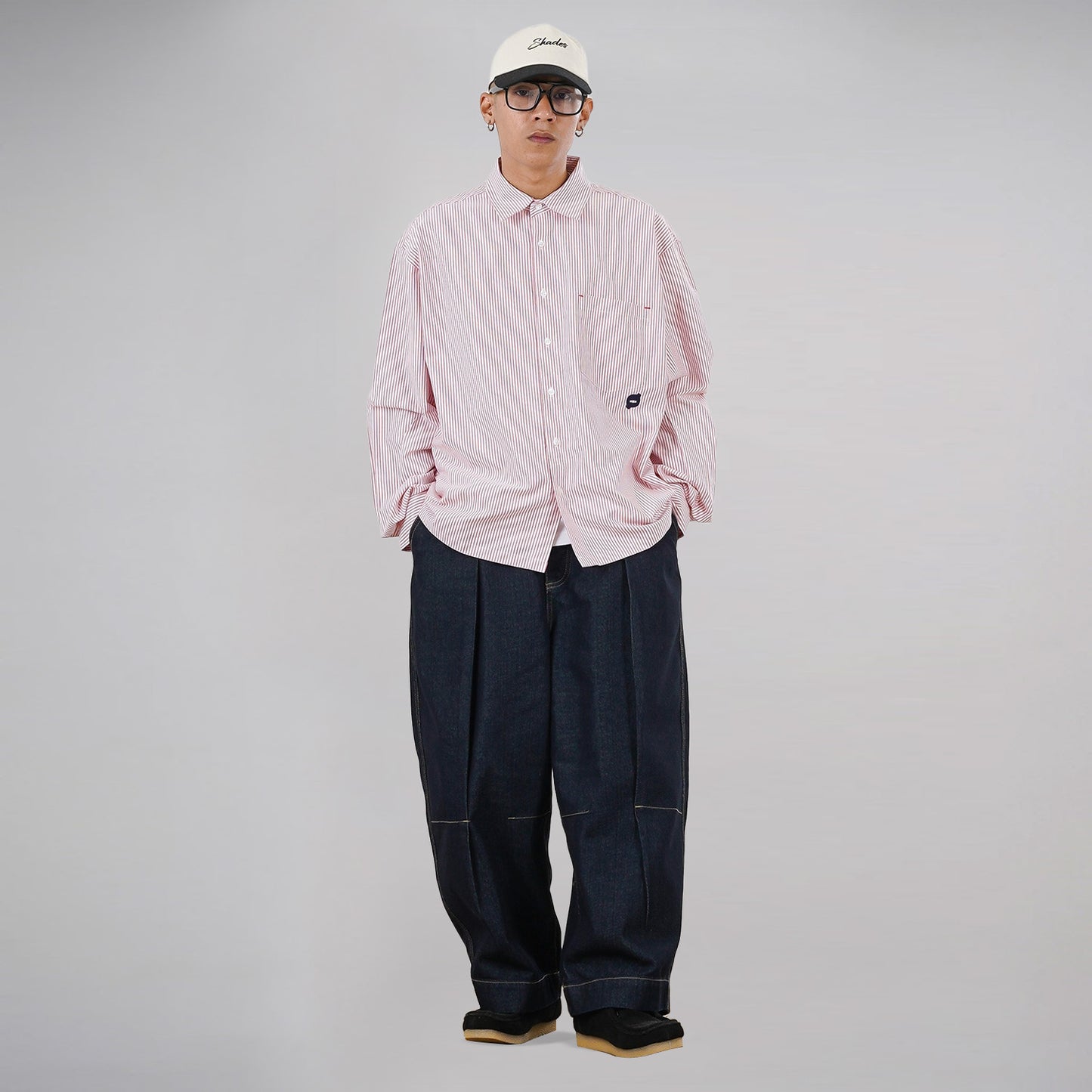 Noforty Project Oversize Stripe Long Shirt Reedem