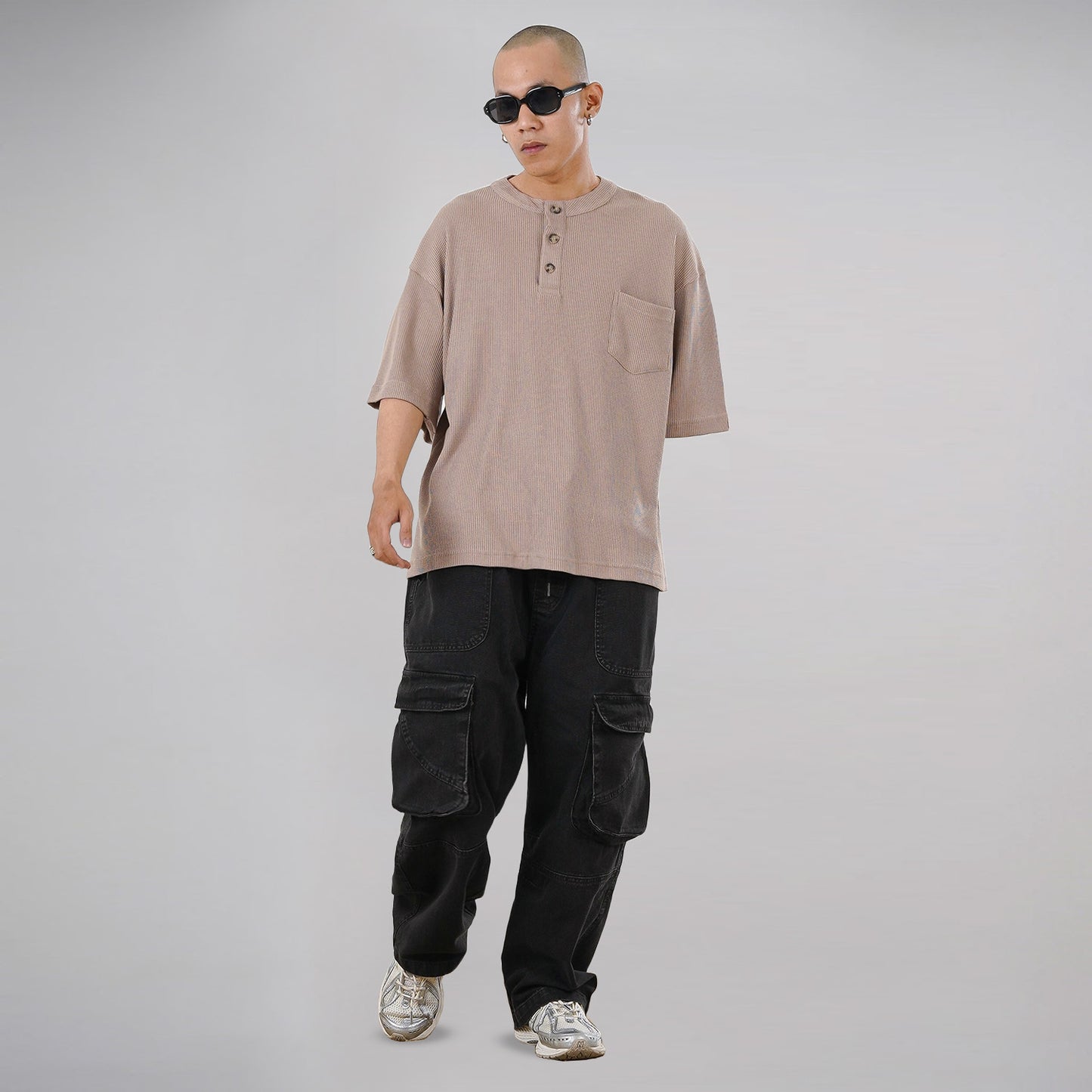 Noforty Project Oversize Poloshirt Waffle Syma