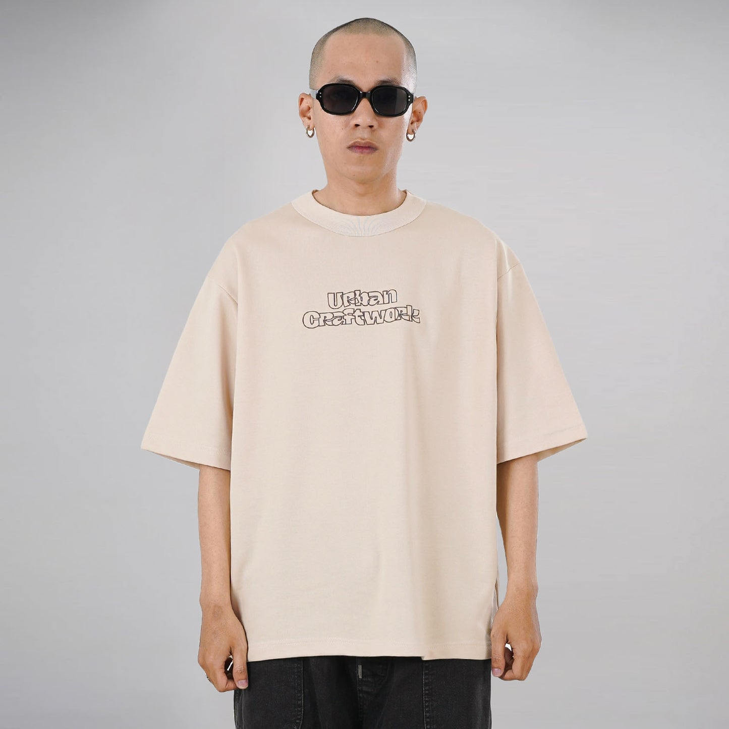 Noforty Project Oversize Short Shirt Triff Cream