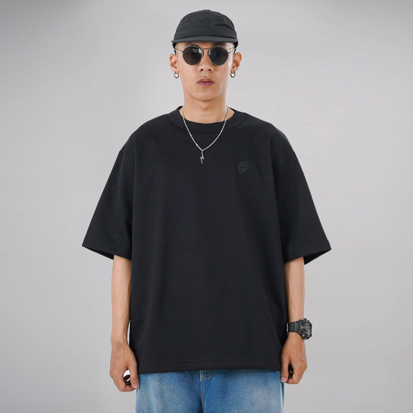 Noforty Project Oversize Tshirt Triff Black