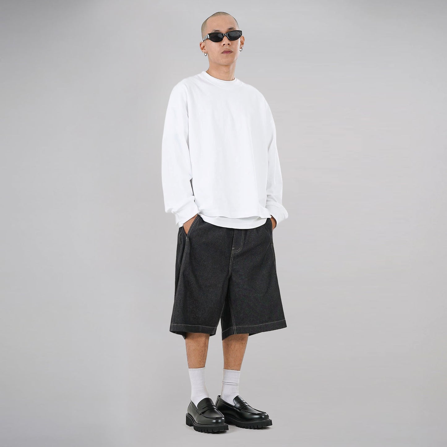 Noforty Project Jort Denim Short Pants Naka Black