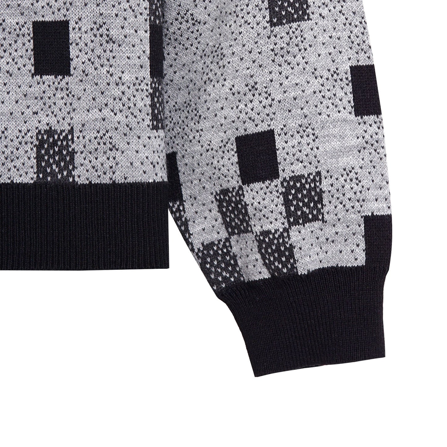 Noforty Project Oversize Knittwear Crewneck Oreo Grey