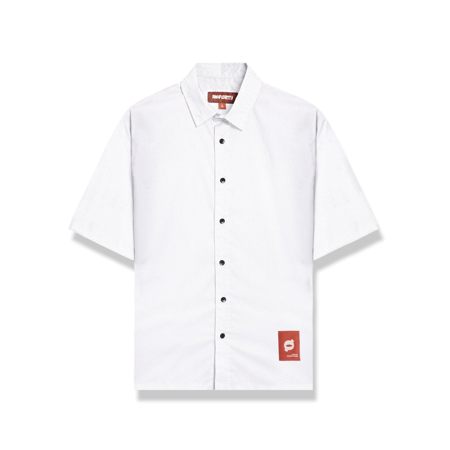 Noforty Project Oversize Boxy Short Shirt Nikola Grey