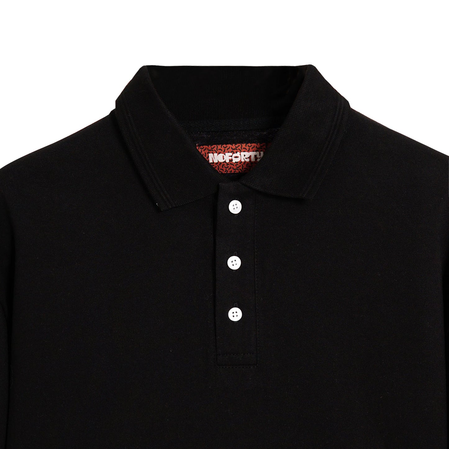 Noforty Project Oversize Long Poloshirt Oliver Black