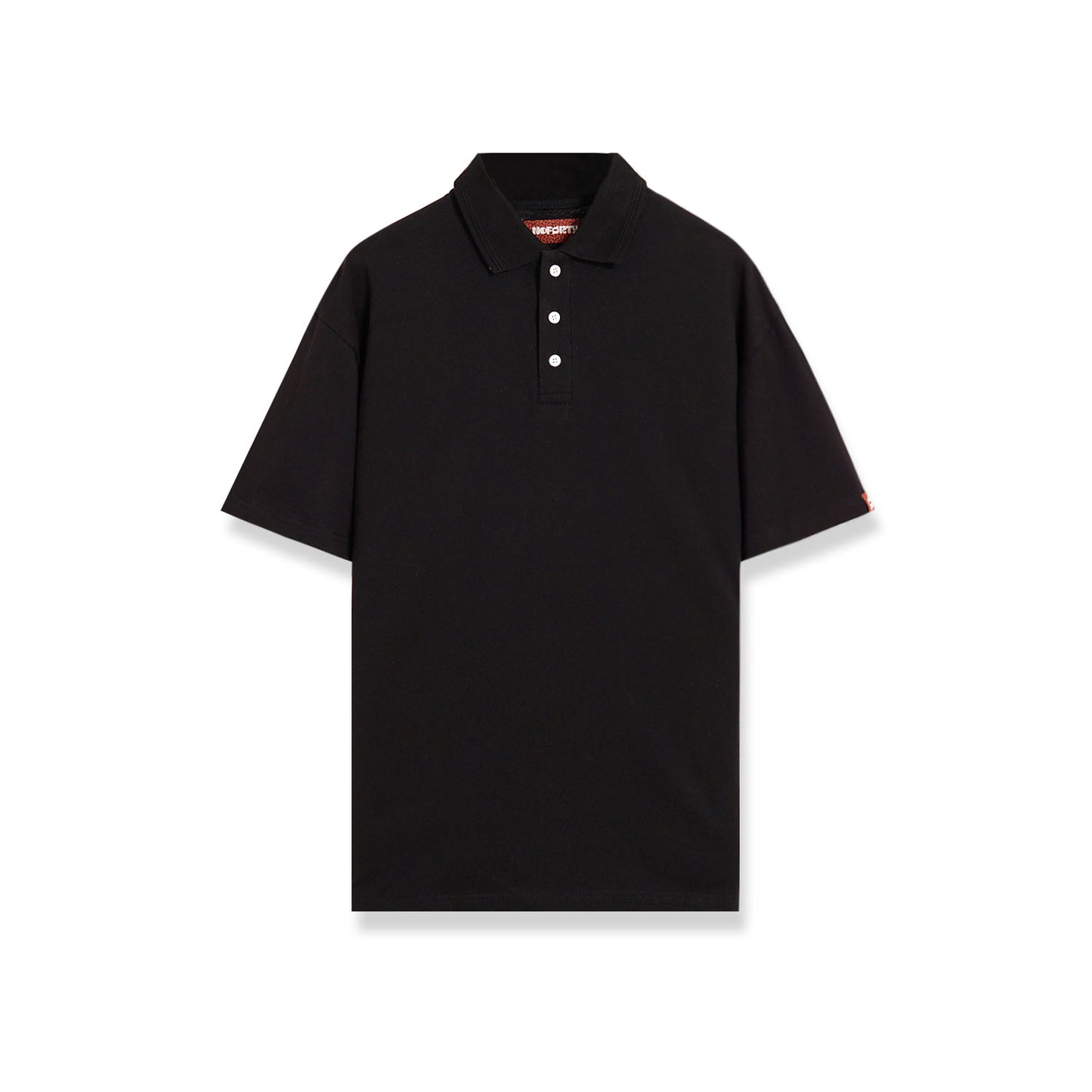 Noforty Project Oversize Short Poloshirt Surca Black