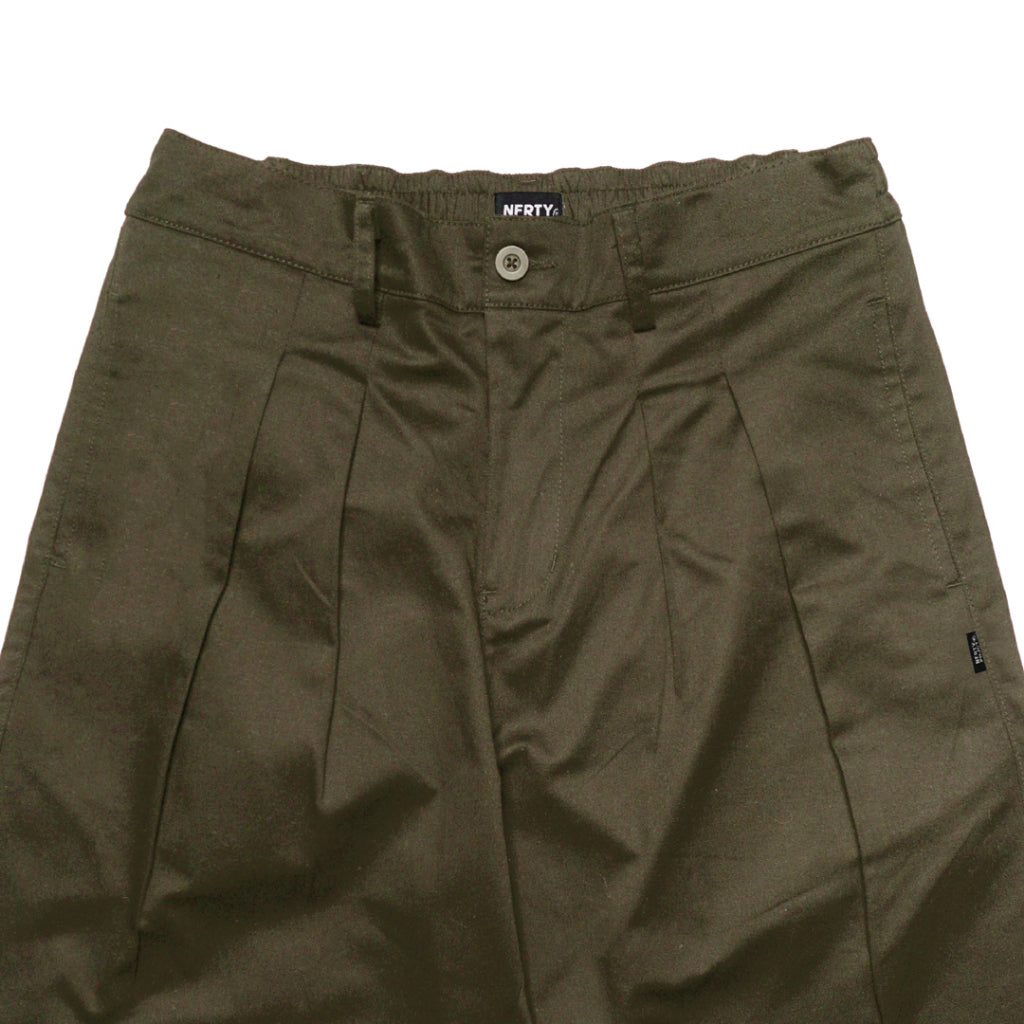 NOFORTY TAPPERED LONG PANTS OLIVE