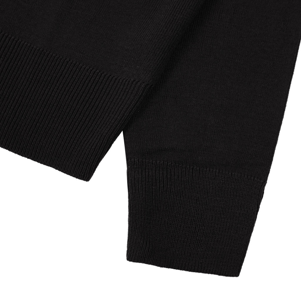 KARDIGAN RAJUTAN LONGGAR KORRY HITAM