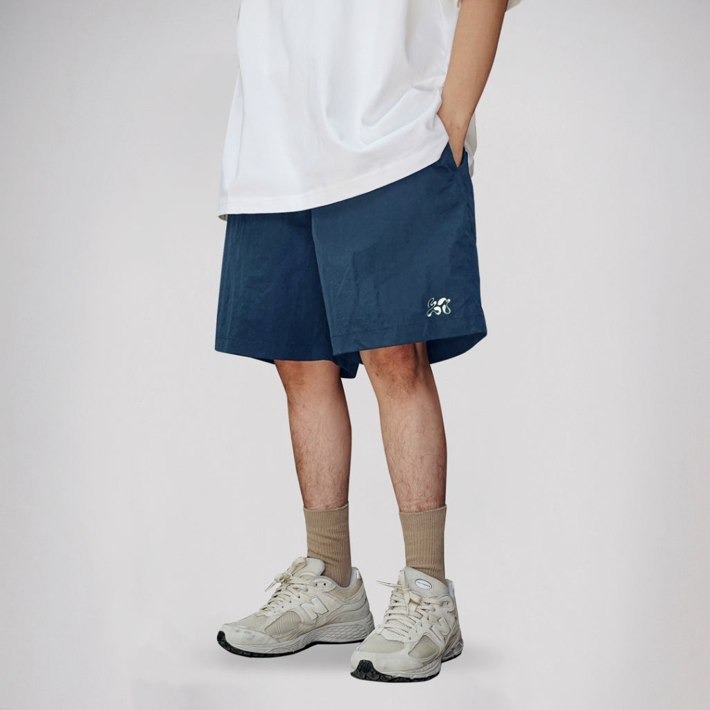 NOFORTY PROJECT - FONTE RELAX SHORT PANTS BLUE
