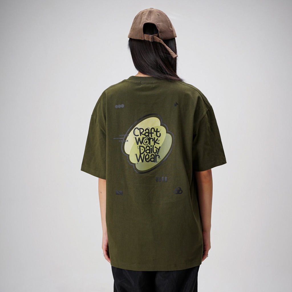 Noforty Oversize Tshirt Army Trivale