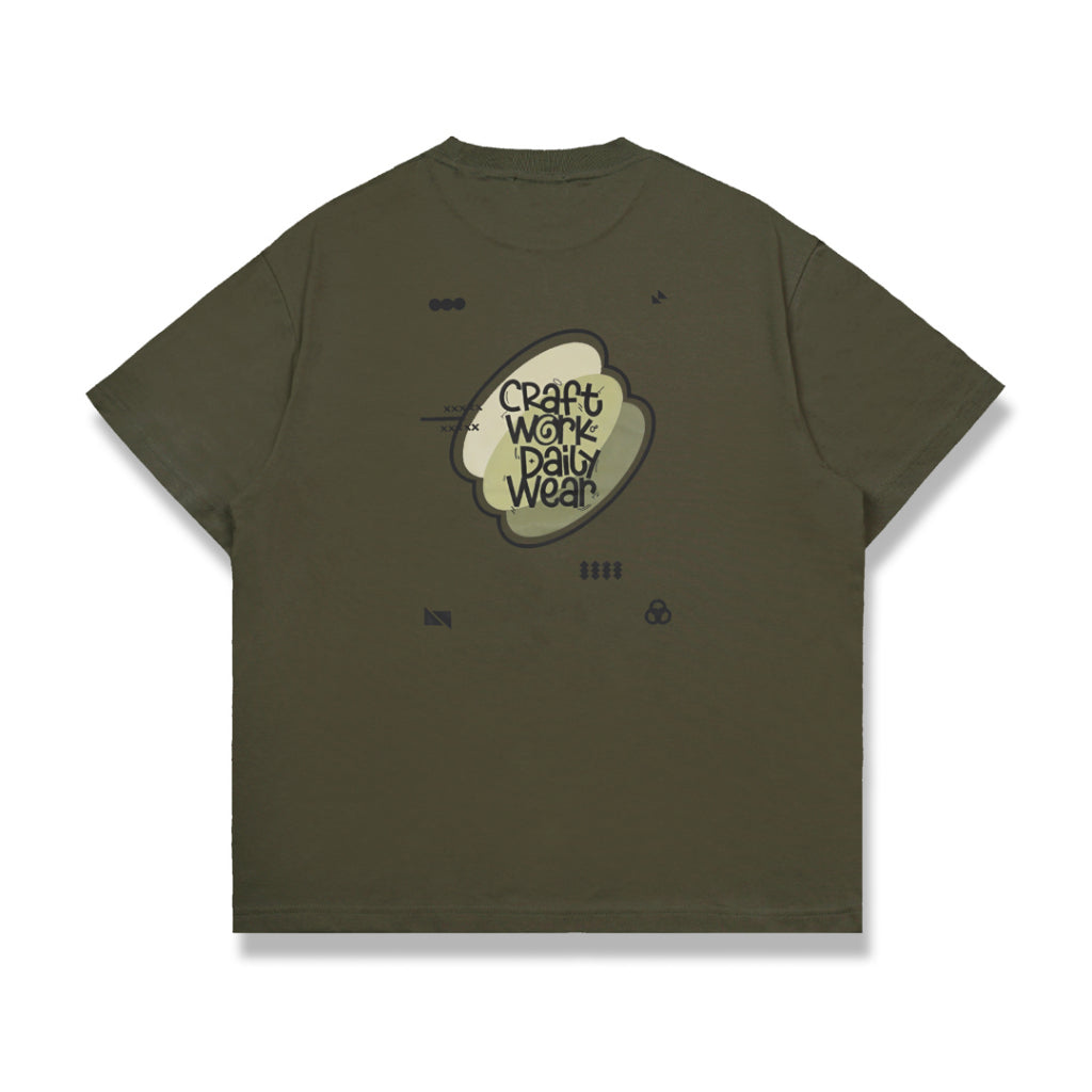 Noforty Oversize Tshirt Army Trivale