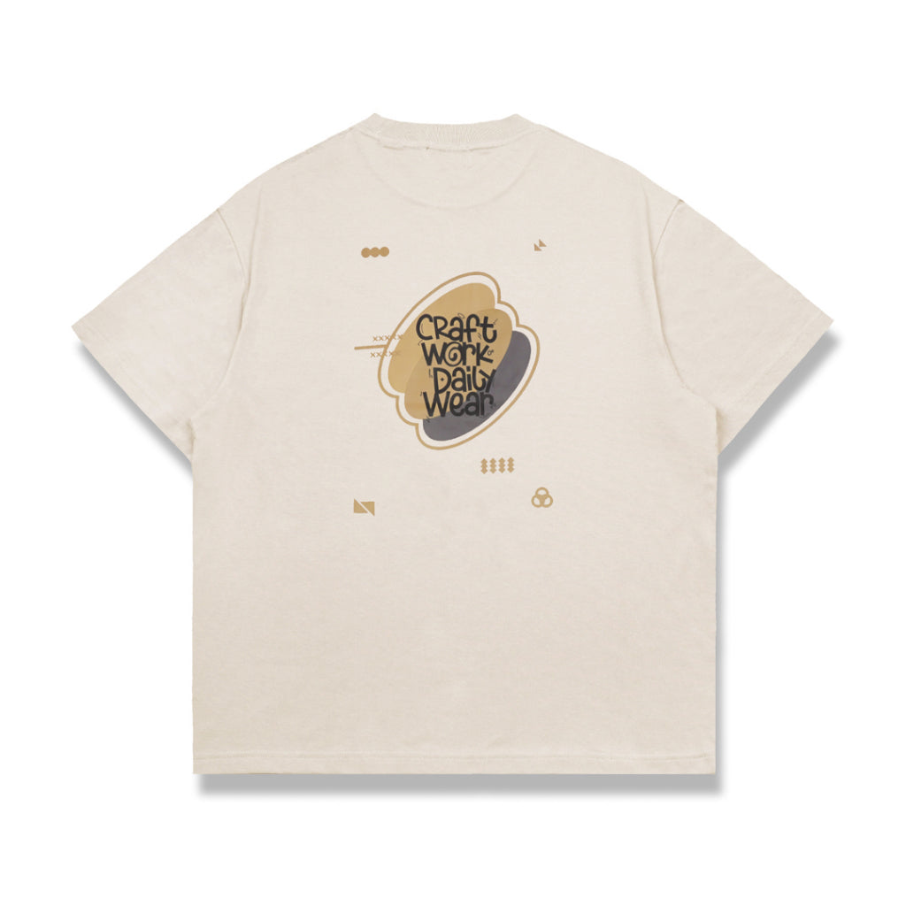Noforty Oversize Tshirt Cream Trivale