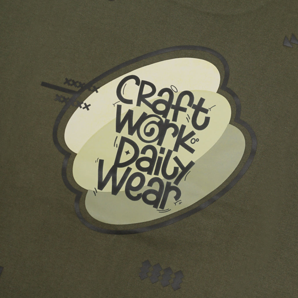 Noforty Oversize Tshirt Army Trivale