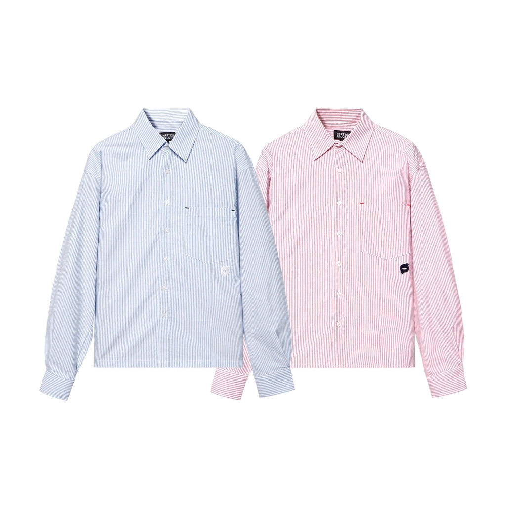 Noforty Project Oversize Stripe Long Shirt Reedem
