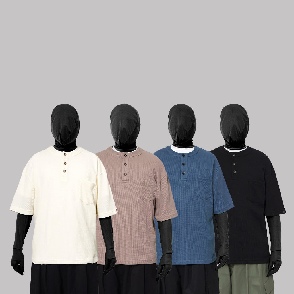 Noforty Project Oversize Poloshirt Waffle Syma