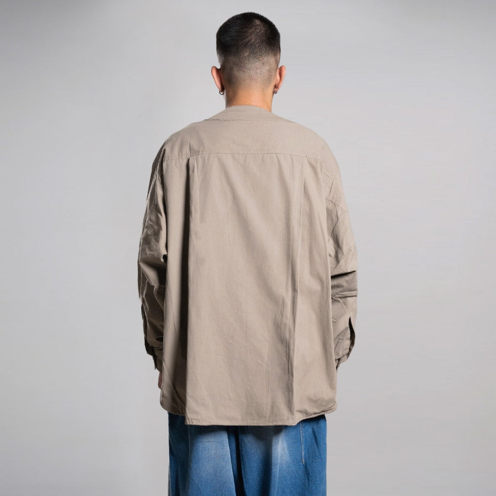 Noforty Project Oversize Jacket Kagawa Light Brown