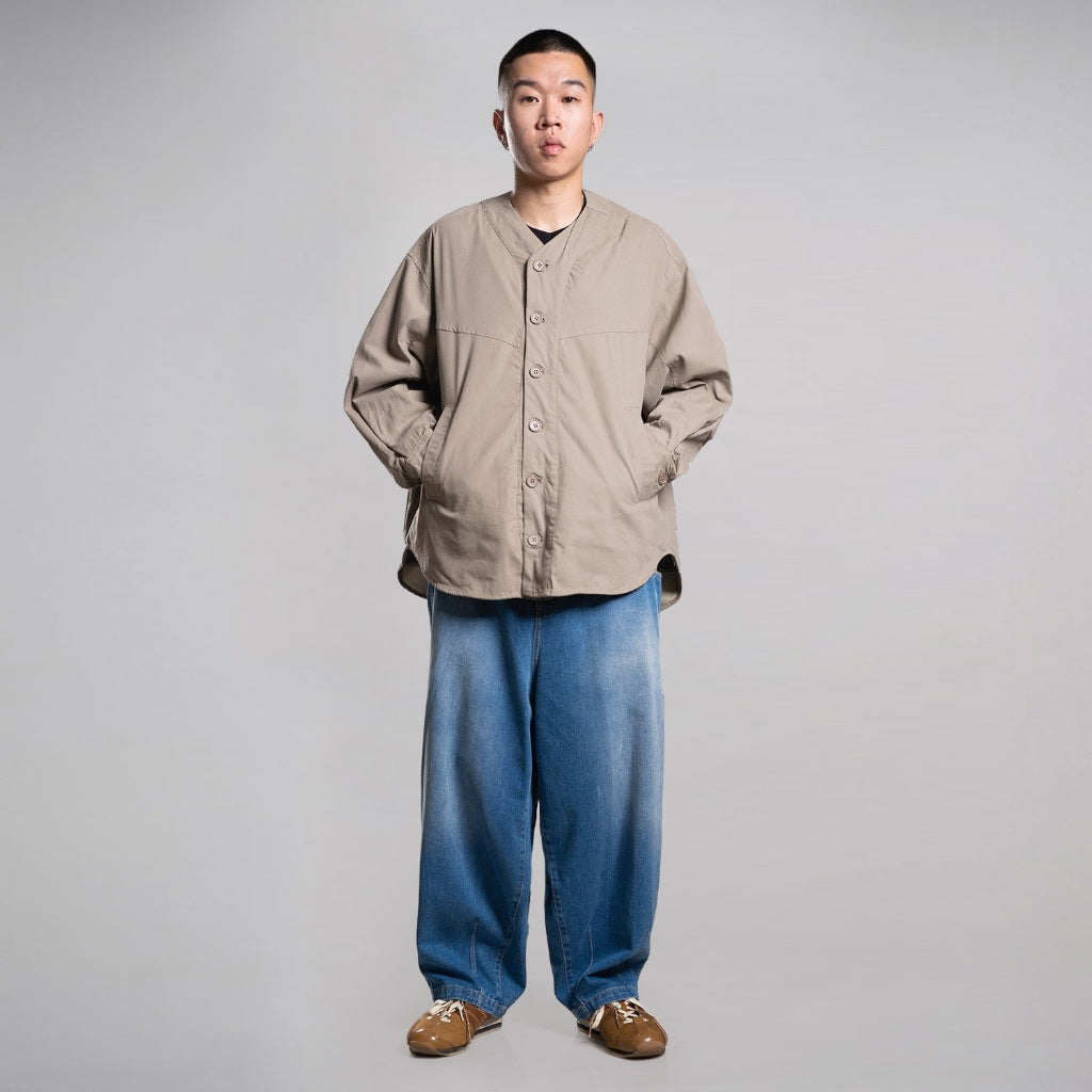 Noforty Project Oversize Jacket Kagawa Light Brown