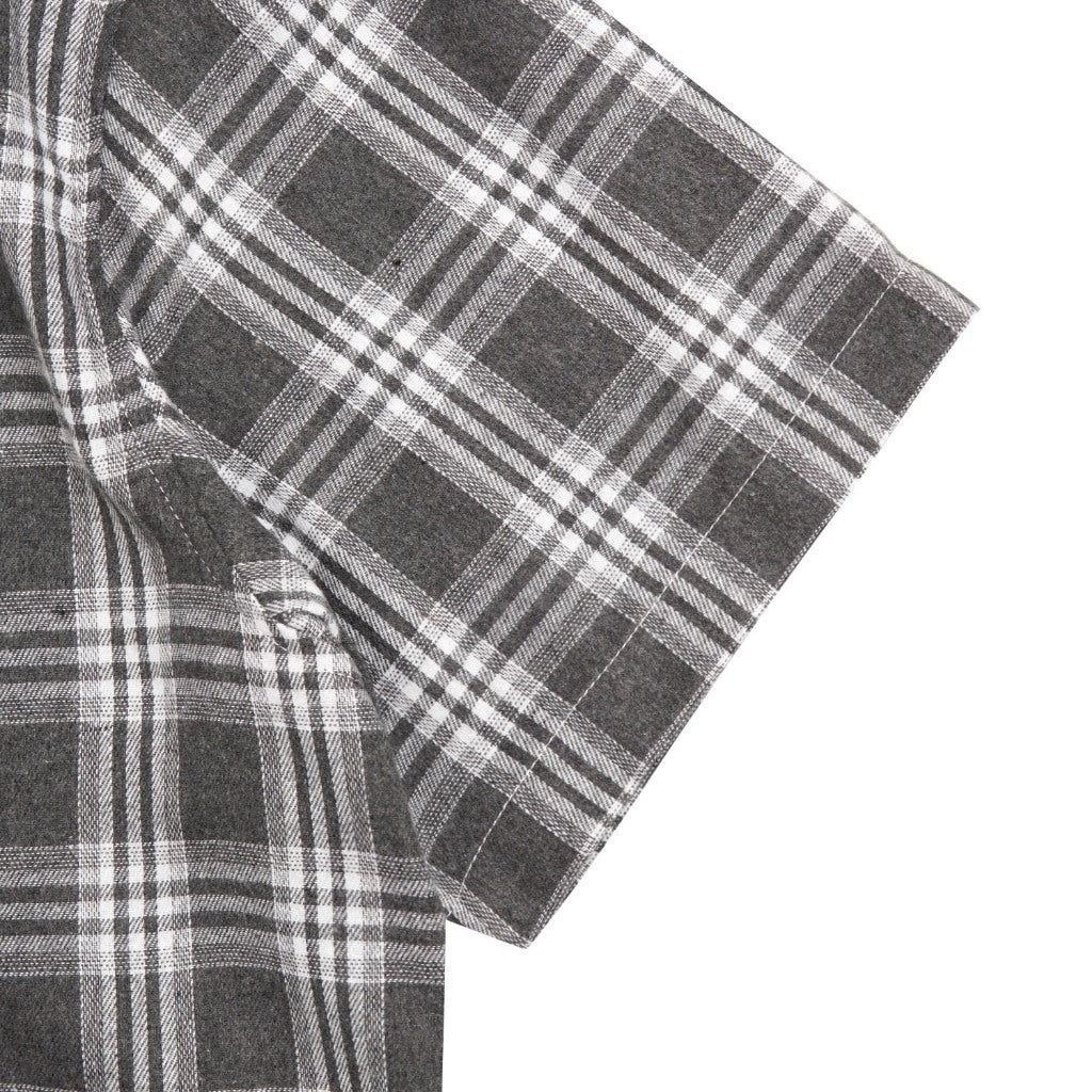 Noforty Project Boxy Oversize Short Shirt Flanel Toffin