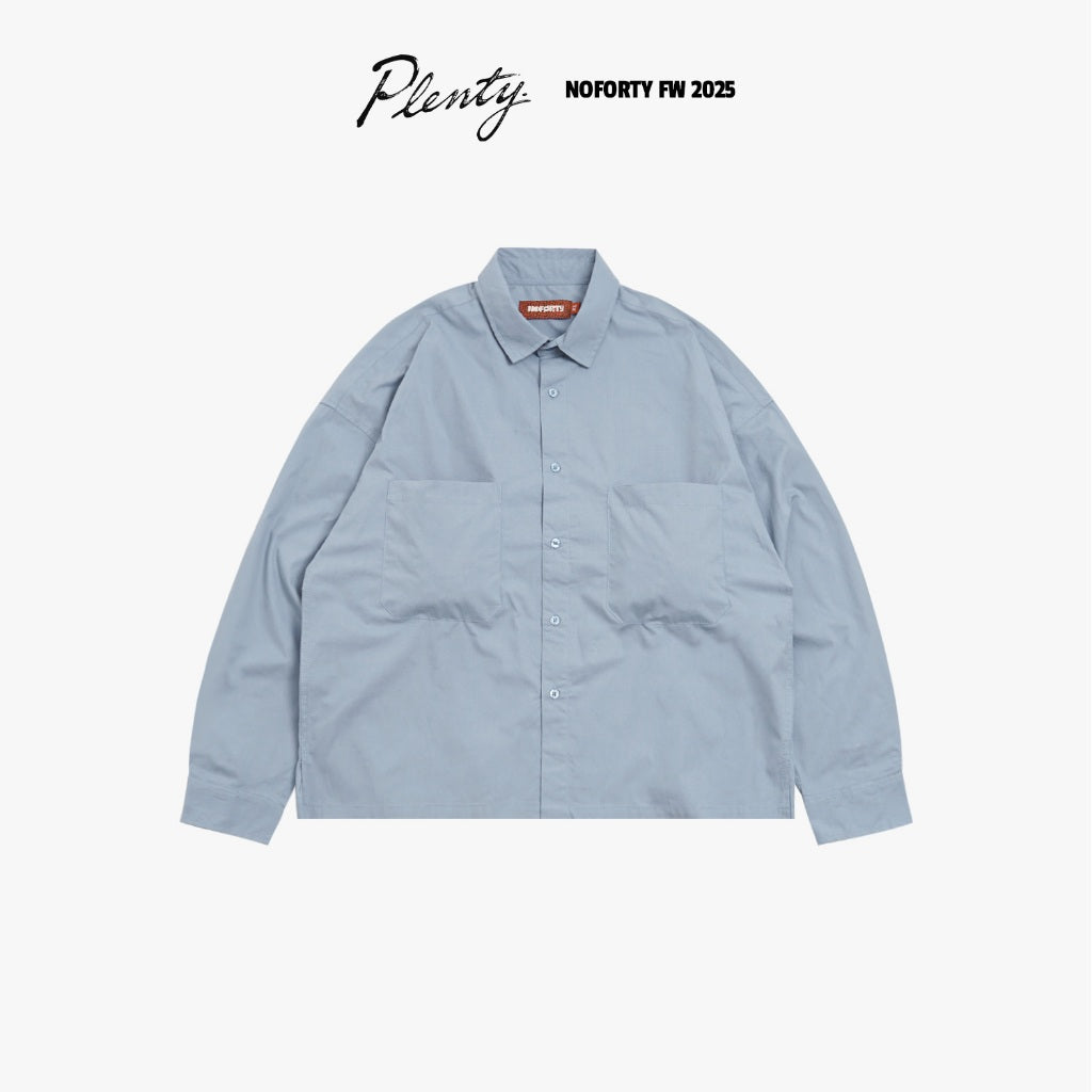 Noforty Project Oversize Boxy Long Shirt Lauren