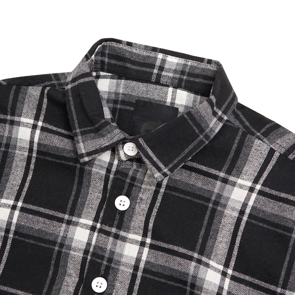 Noforty Project Boxy Oversize Short Shirt Flanel Toffin
