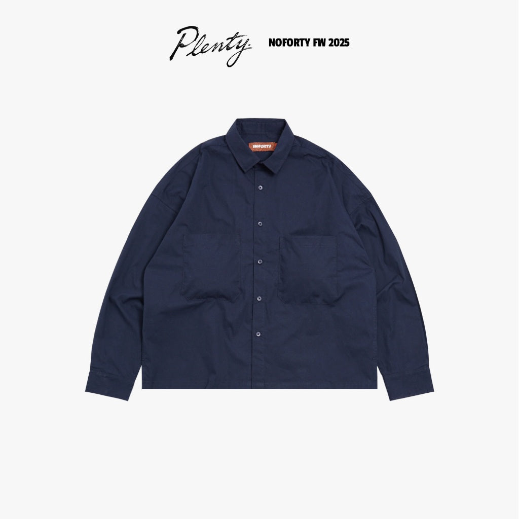 Noforty Project Oversize Boxy Long Shirt Lauren