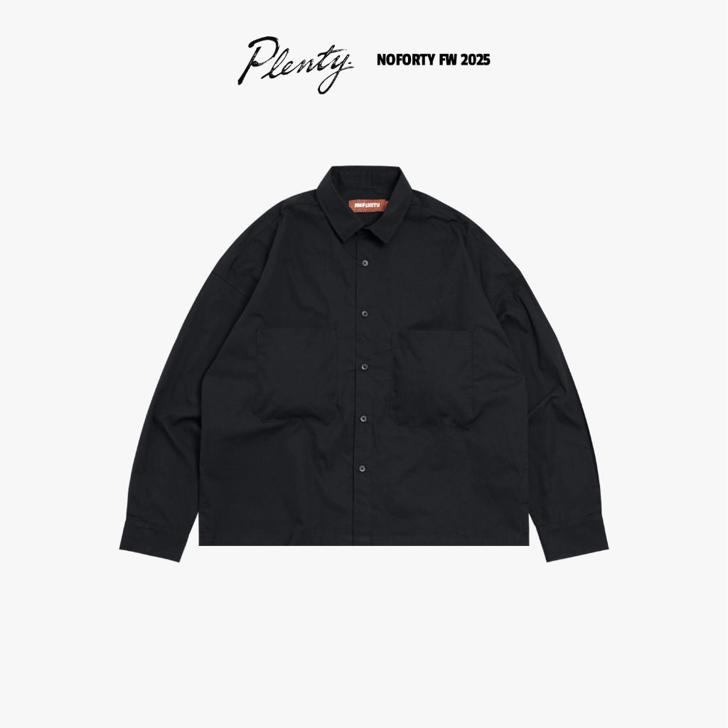 Noforty Project Oversize Boxy Long Shirt Lauren