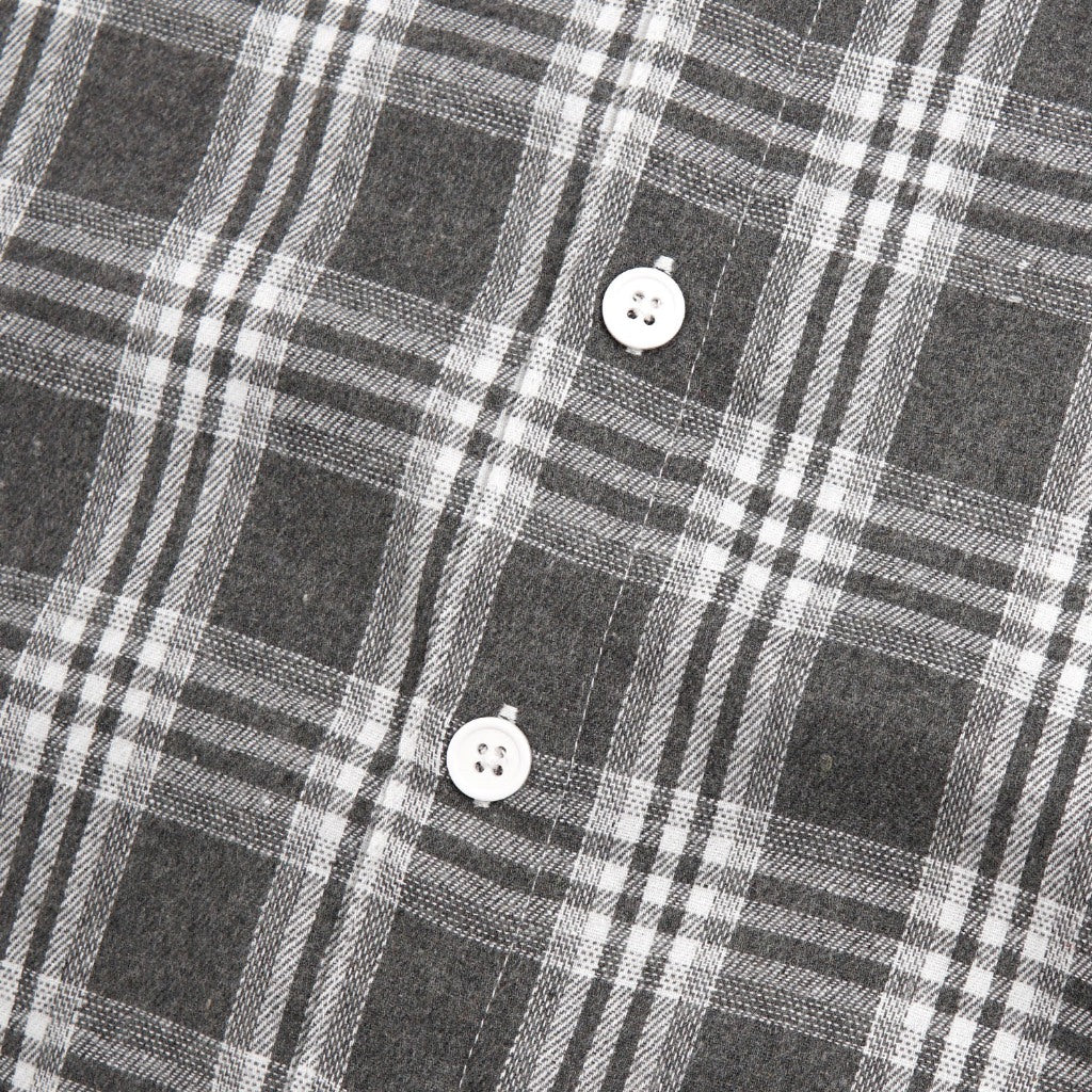 Noforty Project Boxy Oversize Short Shirt Flanel Toffin