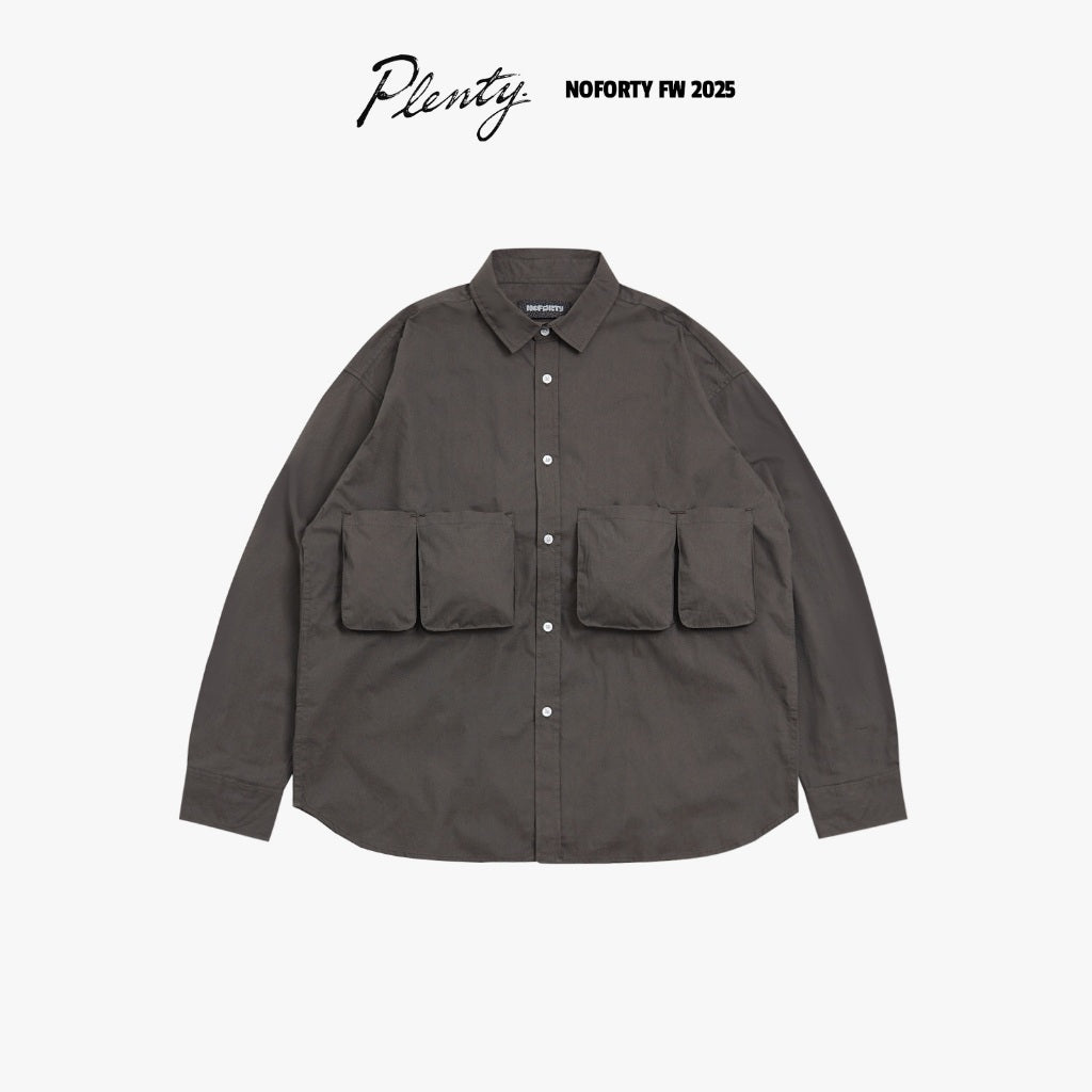 Noforty Project Oversize Boxy Long Shirt Furrel