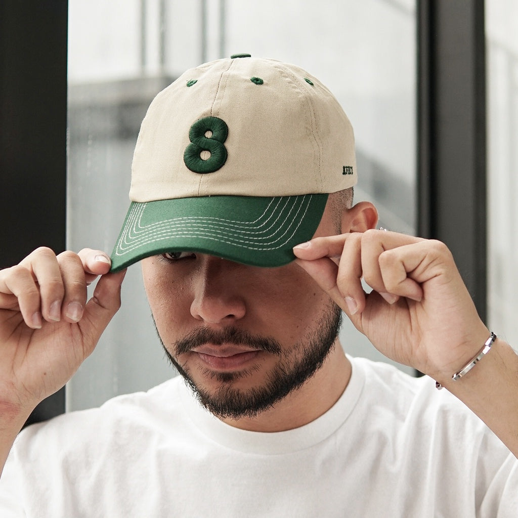 NOFORTY BASEBALL CAP NUMERO EIGHT GREEN