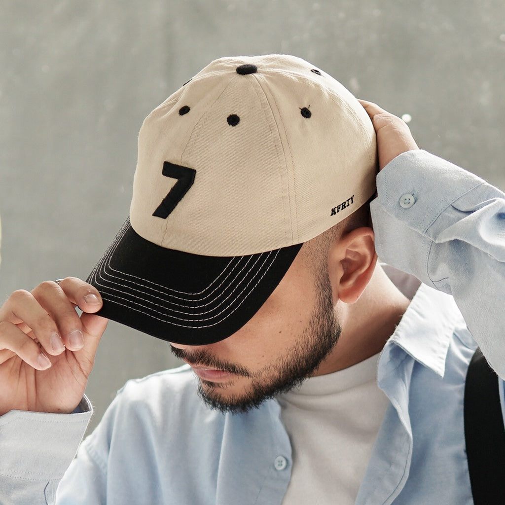 NOFORTY BASEBALL CAP NUMERO SEVEN CREAM