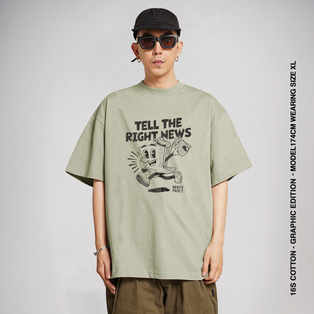 Berita Tshirt Ukuran Besar Noforty Sage