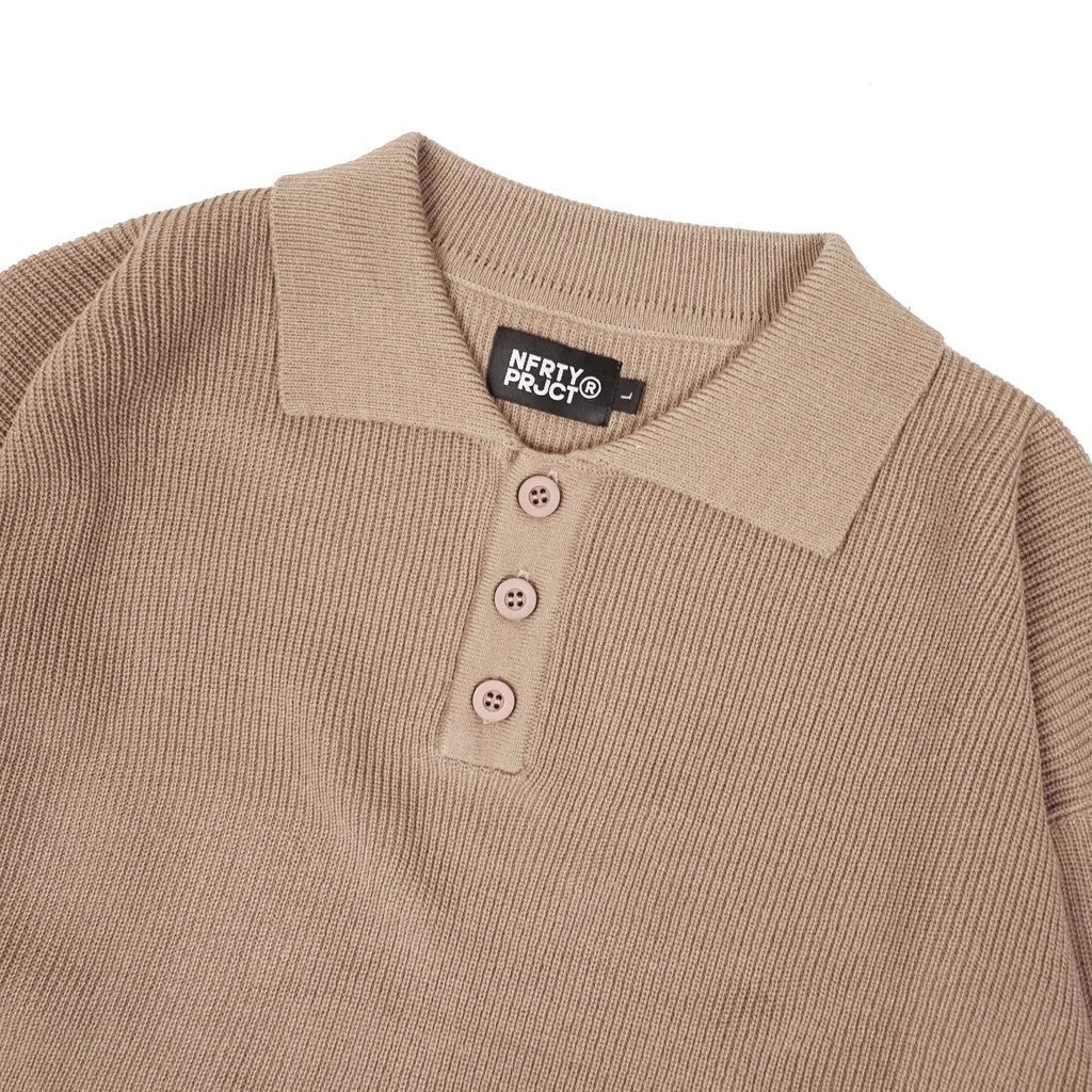Sweater Rajut Longgar Noforty Project Katou Cokelat