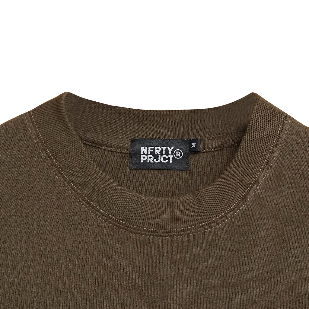 Noforty Project Oversize Tshirt College Brown