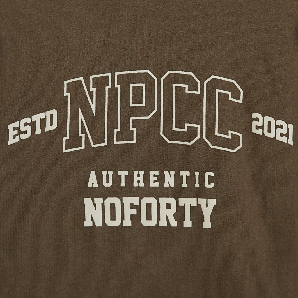 Noforty Project Oversize Tshirt College Brown
