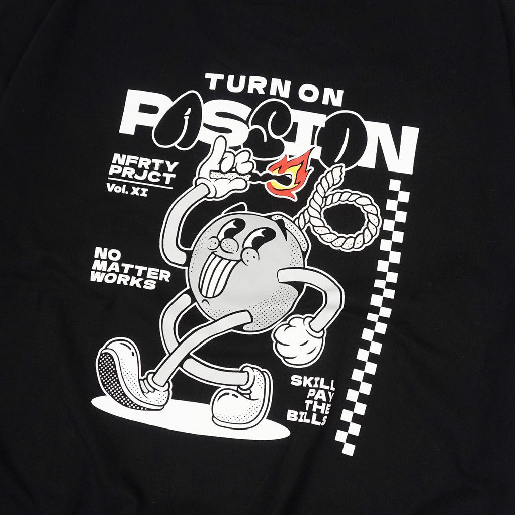 Kaos Ukuran Besar Noforty Passion Black