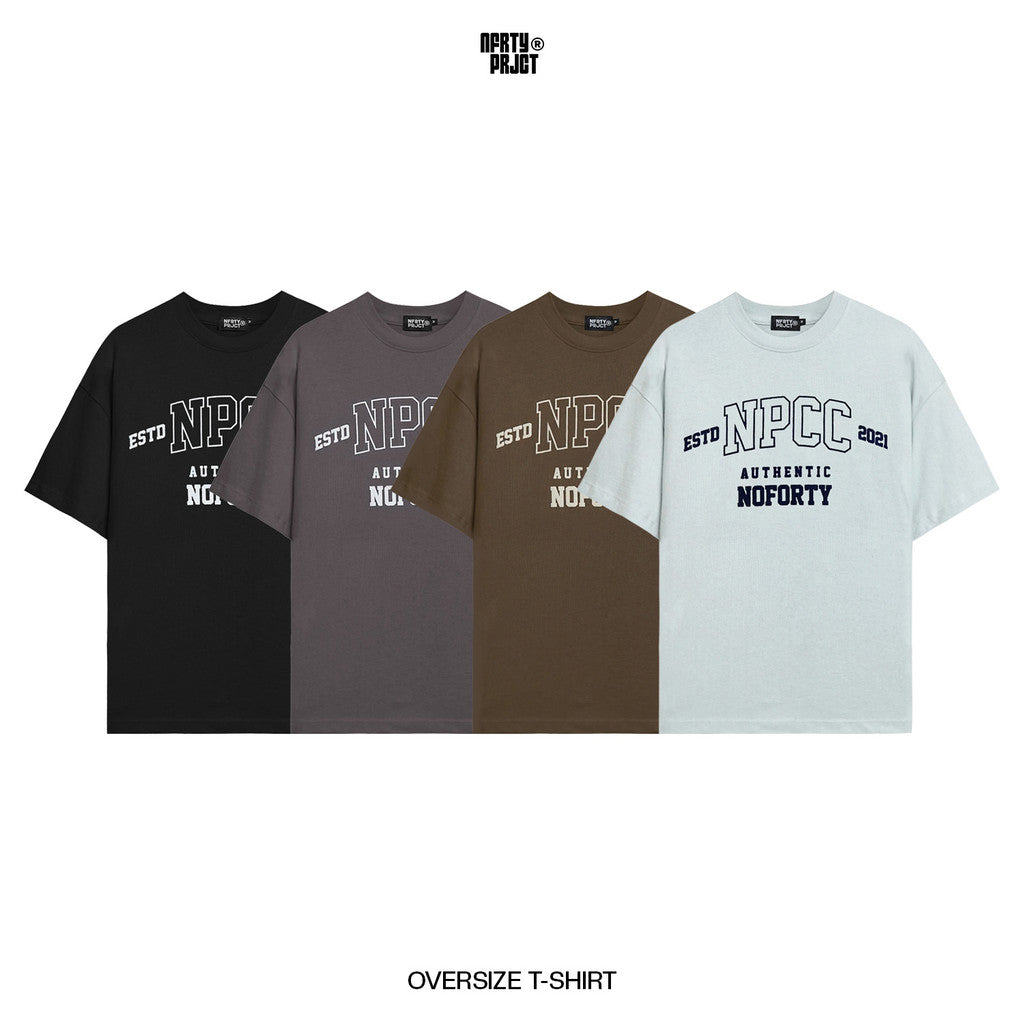 Noforty Project Oversize Tshirt College Purple